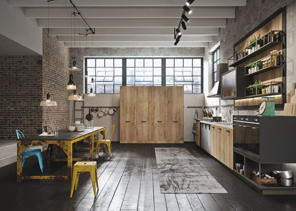 living stile industriale zona living industrial