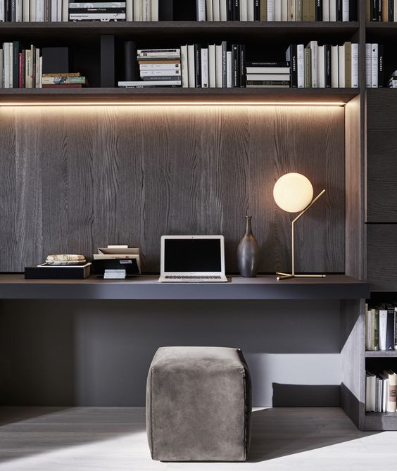 impianto elettrico luce libreria